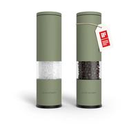 LARS NYSØM Macina Sale e Pepe - Set di 2 Macinasale e Macinapepe Manuale | Macina Saliera e Pepiera Manuale - con Macina in Ceramica Regolabile da Grossolana a Fine - Macinini per Spezie di Design
