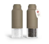 LARS NYSØM Set di Macina Sale e Pepe Set - Macinasale e Macinapepe Manuale | Set di Macinini per Sale e Pepe in Acciaio Inox con Macina Regolabile - Macinino per Pepe e Sale Manuale - Bottiglia Design