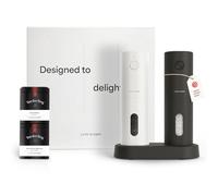 LARS NYSØM Set Regalo con Macina Elettrici Sale e Pepe e 2 Barattoli Spezie | Macinini Elettrici Sale e Pepe Set con 2 Barattoli per Spezie Sale e Pepe - Ricaricabile via USB - Elegante Confezione Regalo