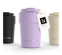 LARS NYSØM Tazza Termica per Caffe 380ml - Bicchiere Termico - Mug Termica | Tazza Termica per Caffè da Viaggio - 4h caldo e 8h freddo - Acciaio Inox Coffee Mug to Go - Tenuta Stagna Base Antiscivolo