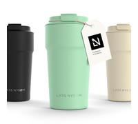 LARS NYSØM Tazza Termica per Caffe 500ml - Bicchiere Termico - Mug Termica | Tazza Termica per Caffè da Viaggio - 4h caldo e 8h freddo - Acciaio Inox Coffee Mug to Go - Tenuta Stagna Base Antiscivolo