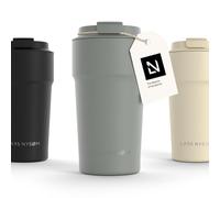 LARS NYSØM Tazza Termica per Caffe 500ml - Bicchiere Termico - Mug Termica | Tazza Termica per Caffè da Viaggio - 4h caldo e 8h freddo - Acciaio Inox Coffee Mug to Go - Tenuta Stagna Base Antiscivolo