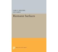 Lars Valerian Ahlfors Leo Sario Riemann Surfaces (Tascabile)