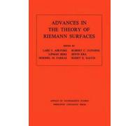 Lars Valerian Ahlfors Lipman Advances in the Theory of Riemann Surf (Tascabile)