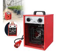 LARS360 5000 Watt - Riscaldamento industriale professionale con 3 livelli di riscaldamento, termoventilatore elettrico a risparmio energetico, per uso interno ed esterno, protezione da sovraccarico