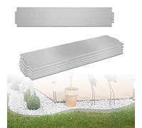 LARS360 Bordatura da Giardino, 10 m Recinzione Giardino, 100 x 15 cm Bordo Prato Flessibile Acciaio Zincato, Bordatura per Aiuole, Set di 10 Pezzi Bordura per Prato