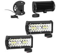 LARS360 Faro da lavoro a LED, 120 W, 2 pezzi, per fuoristrada, per SUV, camion, trattore, IP65, impermeabile, 12 V-30 V, luce di lavoro