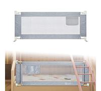 LARS360 Griglia di sicurezza per letto per bambini, sollevabile verticalmente, protezione anti-caduta per lettino dei bambini e letto dei genitori, da 180 cm