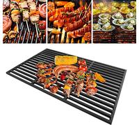 LARS360 Griglia rettangolare in ghisa smaltata, 42 x 28 cm, accessori per barbecue, barbecue a gas, griglia in ghisa in diverse dimensioni (42 x 28 cm)