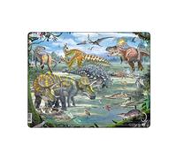 Larsen FH31 Dinosauri del Cretaceo, Puzzle Incorniciato con 65 pezzi