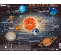 Larsen SS1 Sistema solare, edizione Olandese, Puzzle Incorniciato con 70 pezzi