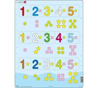 Larsen Puzzle Educativo Contare fino a Cinque