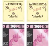 Larsen Solista A,D Thomastik Spirocore G, C 4/4 Violoncello Corde Set Stringhe