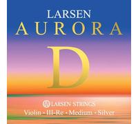 LARSEN STRINGS Aurora Corde per violino D Argento 4/4 Medio