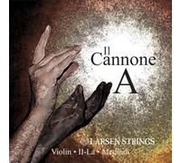 LARSEN STRINGS Corde per violino II Cannone - Violino 4/4 - Medium - Corda singola La, anima in nylon a fibre multifilamento, avvolta in alluminio, tensione 5,23/11.50