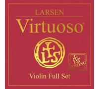 LARSEN STRINGS corde per violino Virtuoso set E acciaio (con sfera), A alluminio e D+G argento, forti