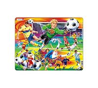 Larsen US22 Azione sul Campo di Calcio, Puzzle Incorniciato con 65 Pezzi