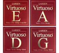 Larsen Virtuoso Set di corde per violino 4/4 E-Carbon Steel Loop