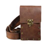 Larswon 1270, Marsupio da Donna, caffè 01, Medium