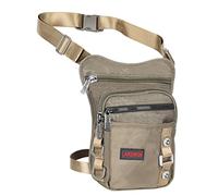 Larswon - Marsupio tattico laterale, con cinghia sulla coscia, per motociclista, impermeabile