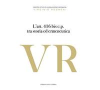 L'art. 416 p. Tra storia ed ermeneutica