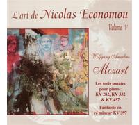 L'Art de Nicolas Economou (vol.5) - Sonates pour piano K 282, 332 & 457 / Fantaisie K 397