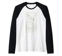 L'arte dei tarocchi del mondo - Raven Cosmic Unity Design V2 Maglia con Maniche Raglan