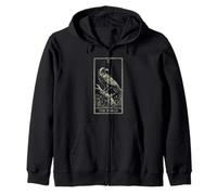 L'arte dei tarocchi del mondo - Raven Cosmic Unity Design V3 Felpa con Cappuccio