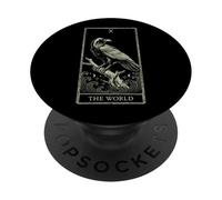 L'arte dei tarocchi del mondo - Raven Cosmic Unity Design V3 PopSockets PopGrip Adesivo