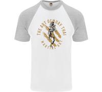 L'Arte Del Muay Thai MMA Arti Marziali Miste T-Shirt Da Uomo A Maniche Corte