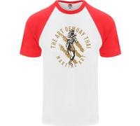 L'Arte Del Muay Thai MMA Arti Marziali Miste T-Shirt Da Uomo A Maniche Corte