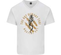 L'Arte Del Muay Thai MMA Arti Marziali Miste T-Shirt In Cotone A V
