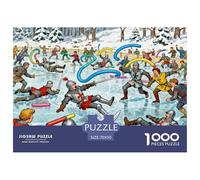 L'arte della spada del cavaliere Puzzle in Legno Impermeabile Puzzles Da 1000 Pezzi Per Adulti Colorati Puzzle Per Decorazioni Domestiche