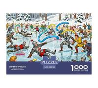 L'arte della spada del cavaliere Puzzle in Legno Impermeabile Puzzles Da 1000 Pezzi Regali Per Adulti Colorati Per Decorazioni Domestiche