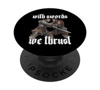 L'arte della spada del passato: Tecniche di combattimento PopSockets PopGrip Adesivo