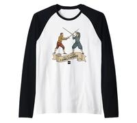L'Arte della Spada Lunga Hema Scherma storica Medievale Maglia con Maniche Raglan