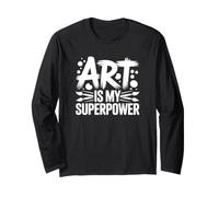 L'Arte è Il Mio superpotere - Artista Divertente Maglia a Manica
