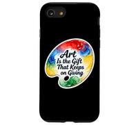 L'arte è il presente che continua a dare artista insegnante amante Custodia per iPhone SE (2020) / 7/8