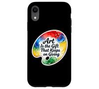 L'arte è il presente che continua a dare artista insegnante amante Custodia per iPhone XR