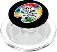 L'arte è il presente che continua a dare artista insegnante amante PopSockets PopGrip per MagSafe