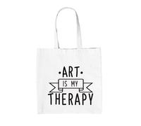 L'Arte È La Mia Terapia - Borsa In Tela - Artista Designer Pittore Graffiti