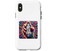 L'arte è l'arma (bomboletta spray per le mani) Custodia per iPhone X/XS