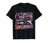 L'artigianato è Il Mio superpotere Crafty Craft Lover Funny Crafter Maglietta