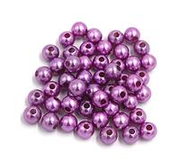 L'artigianato imita le perle, Perle acriliche finte for la creazione di gioielli e artigianato, 4 mm, multicolore, confezione da 300 pezzi(1 UK)