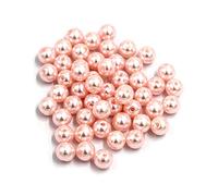 L'artigianato imita le perle, Perle acriliche finte for la creazione di gioielli e artigianato, 4 mm, multicolore, confezione da 300 pezzi(Roze)