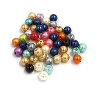 L'artigianato imita le perle, Perle acriliche finte for la creazione di gioielli e artigianato, 4 mm, multicolore, confezione da 300 pezzi(4)