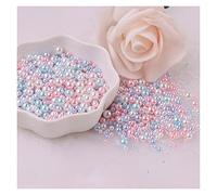 L'artigianato imita le perle, Perline di plastica ABS imitazione perla senza foro multicolore 1,5-8 mm for creazione di gioielli fai da te, confezione da 700(8,Mix 3 8mm 200)