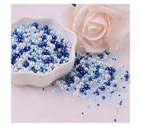 L'artigianato imita le perle, Perline di plastica ABS imitazione perla senza foro multicolore 1,5-8 mm for creazione di gioielli fai da te, confezione da 700(2,Mix 3 8mm 200)