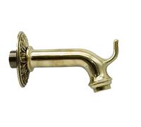 L'ARTISTICA F.LLI PERINCIOLI | Erogatore Continuo per Fontane con Gancio e Rosone Attacco 3/4" F, Erogatore in Ottone per Fontane a Colonna o Muro, 153mm