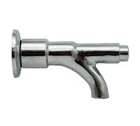L'ARTISTICA F.LLI PERINCIOLI | Rubinetto Pulsante Fontane 1/2" M Cromato | Rubinetto in ottone per fontane a colonna o muro, 75x124mm